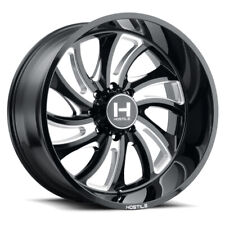 Hostile H118 Demon 20x12 8x170 -44 Black Milled Wheels4 125.2 20 Inch Rims