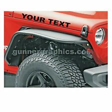 Fits Jeep Hood Decals Custom Made Fits Wrangler Renegade Gladiator 1 Pair