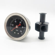 Fuel Pressure Gauge 0-100psi With In-line Adapter 38 Inch Oil Pressure Gauge