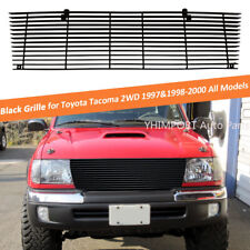Fits 1998 1999 2000 Toyota Tacoma Black Billet Grille Main Upper Grill Insert