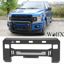 For 2015-2020 Ford F-150 F150 Grille Guard Front Bumper Wbull Barled Lights Us