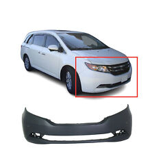 Front Bumper Cover For 2011-2017 Honda Odyssey W Fog Lamp Park Aid Holes