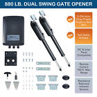 Automatic Gate Openers 2 Pack Dual Arm Swing Gate Openers For 880lb 13ft Doors