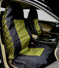 Canvas Seat Covers For Jeep Wrangler Tjjkjl Unlimited Tactical Green Black Set
