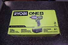 Ryobi Pcl265k1 18v 12inch Impact Wrench Kit W 4ah Battery Charger  New