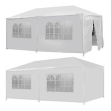 10x20 Outdoor Wedding Party Tent Gazebo Canopy 6 Removable Window Walls White