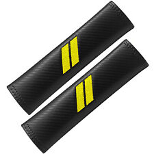 2pcs Yellow Car Safety Seat Belt Shoulder Pad Cover For Dodge Challenger Journey