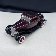 Danbury Mint Diecast Model Automobile 1933 Ford Deluxe Coupe Doors Open As-is