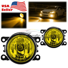 2x Fog Light Yellow Lens Oem Quality Replacement For 15-19 Honda Civic City F4