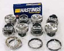 Speed Pro Hypereutectic Flat Top 4vr Pistons8cast Rings Chevy Sb 350 9.31 030