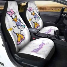 Cute Daisy Duck Mothers Day Gift Cartoon Duck Lovers Car Seat Covers