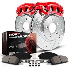 Kc1304d Powerstop Brake Disc And Caliper Kits 2-wheel Set Front For Ford Mustang