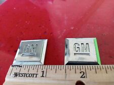 Gm Mark Of Excellence Emblem Pair Oem Doors Sides 1 Inch Impala Cadillac Buick