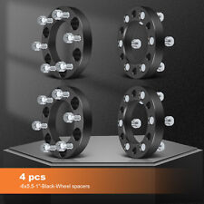 4x 1 Thick Wheel Spacers 6x5.5 12x1.5 Studs For Chevrolet For Toyota Tacoma