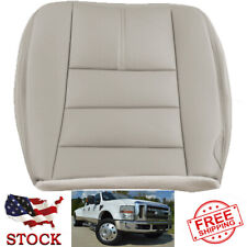 Driver Bottom Seat Cover Fit For 2008-2010 Ford F250 F350 F450 F550 Camel Tan