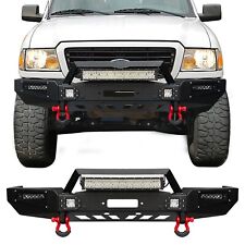 Front Bumper Fits 1998-2011 Ford Ranger Wwinch Platelights