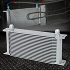 19-row 10an Powder-coated Aluminum Enginetransmis Sion Racing Oil Cooler Silver