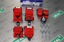 Sparco Sfi 6 Point Competition Seat Belt Harness 3 Lap Should Straps Red