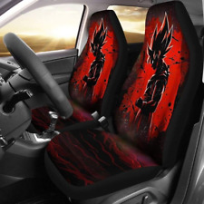Goku Dragon Red Design Cartoon Car Seat Covers Set Of 2