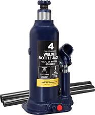 Tce 4 Ton 8000 Lbs Hydraulic Welded Bottle Jack At90403bu Blue
