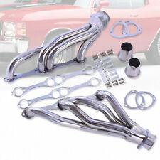 Silver Stainless Steel Headers Fit Camaro Chevelle Impala Sbc 283 305 V8 64-77