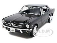 1964 12 Ford Mustang Coupe Black 124 Diecast Model Car By Welly 22451