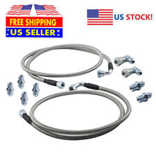 Ss Braided Transmission Cooler Hose Lines Fittings Th350700r4th400 52 Length