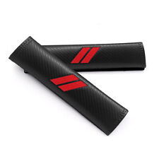 2pcs For Dodge Challenger Accessories Black Soft Seat Belt Shoulder Pads Covers
