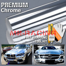 Chrome Silver Car Vinyl Wrap Sticker Decal Sheet Film Air Release Bubble Free