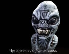 Lord Grimley Alpha Centari Grey Alien Halloween Mask Horror Ufo Et Scifi Extra