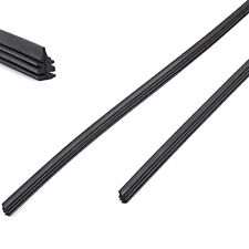 4pcs Universal Rubber Frameless Windshield Wiper Refill Length 28 Width 6mm