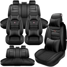 For Toyota Rav4 Full Set Car 5 Seat Cover Luxury Pu Leather Front Rear Cushion