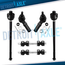 6pc Inner Outer Tie Rod Sway Bars For Cadillac Buick Pontiac Oldsmobile