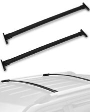 For 11-15 Ford Explorer Roof Rack New Top Rails Cross Bars Set - Pair Black