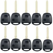 10pcs 2 Buttons Remote Key Case Shell Fob For Toyota Land Cruiser Camry Yaris