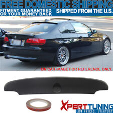 Fits 07-13 Bmw E92 3 Series Csl Style Rear Trunk Spoiler Wing Abs Matte Black