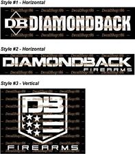 Diamond Back Firearms -huntingoutdoor Sports- Vinyl Die-cut Peel N Stick Decal