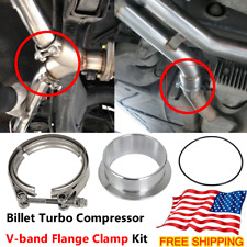 Billet Turbo Compressor V-band Flange Clamp Kit For Borg Warner S400 S500 Series