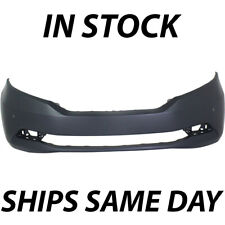 New Primered Front Bumper Cover For 2011-2017 Honda Odyssey Touring W Park Asst