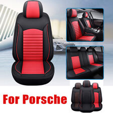 For Porsche Seat Covers 3d Leather Premium Full Setfront Car Cushions Protector