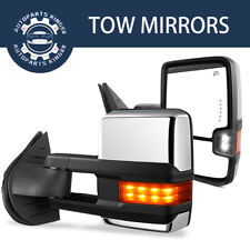 Leftright Power Heated Tow Mirrors For 07-13 Chevy Silverado 1500 2500hd 3500hd