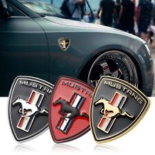 Metal Chrome Car Styling Running Horse Emblem Badge For Ford Mustang Shelby Gt