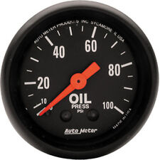 Auto Meter 2604 Z-series Mechanical Oil Pressure Gauge 2 116 0 - 100 Psi