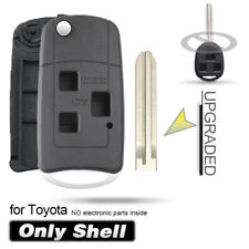 Modified Flip Remote Key Shell Case Keyless For Toyota Land Cruiser Fj Cruiser