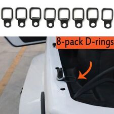 8x D-ring Tie Down Anchors Heavy Duty Metal Mounting Clip Cargo Trailer Receiver