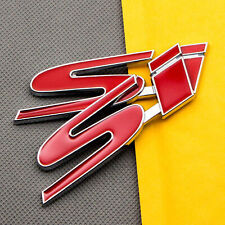 2pcs Metal Civic For Si Emblem Decal Chrome Car Trunk Sport Mugen Badge Sticker