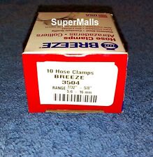 10 Clamps Per Box Breeze Stainless Steel Hose Clamp Sae Size 4 732 X 58 Usa