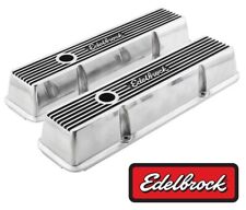 Edelbrock 4262 Elite Series Valve Cover Set Small Block Chevy 305 350 400 Sbc