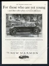 1926 Marmon 4 Passenger Speedster Car Fred Mizen Art Vintage Print Ad