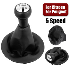 5 Speed Car Gear Shift Knob Gaitor For Peugeot Partner Citroen Berlingo Iii 08